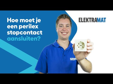 Hoe moet je een perilex stopcontact aansluiten?