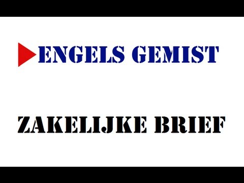 Zakelijke brief