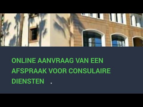 Afspraak maken bij het Marokkaanse consulaat